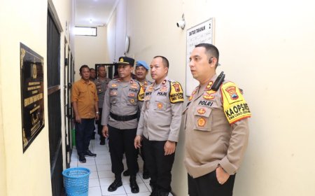 Kapolres Kebumen Menyapa 17 Orang Tahanan Polres