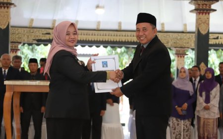 46 Pejabat di Lingkungan Pemkab Sleman Dilantik
