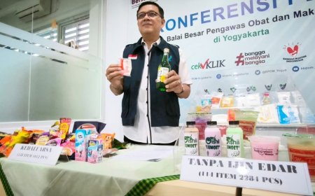 BBPOM Yogyakarta Mengintensifkan Pengawasan Pangan