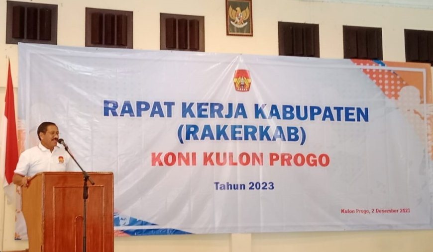 Rakerkab KONI Kulonprogo sebagai Ajang Membangun Sinergi Program Tahun 2024