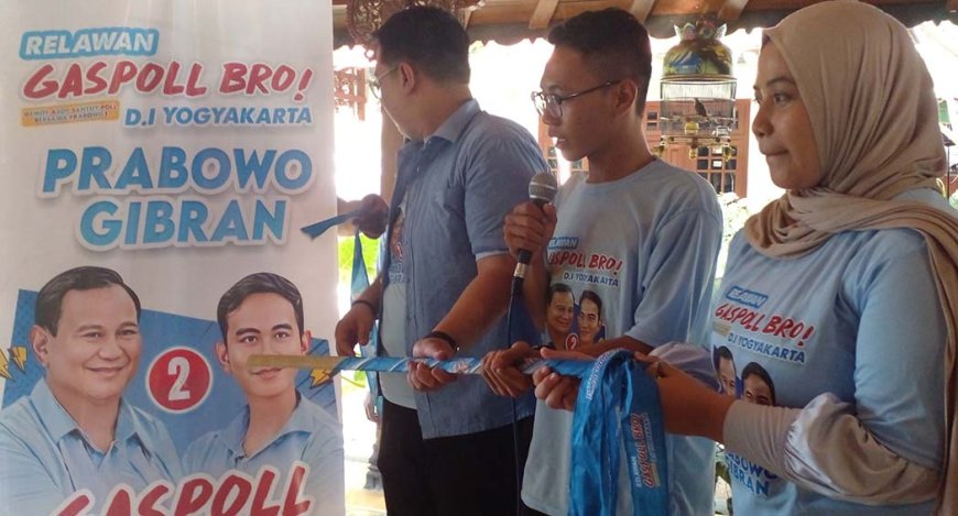 Relawan Gaspoll, Berisi Anak Muda Siap Menangkan Prabowo-Gibran