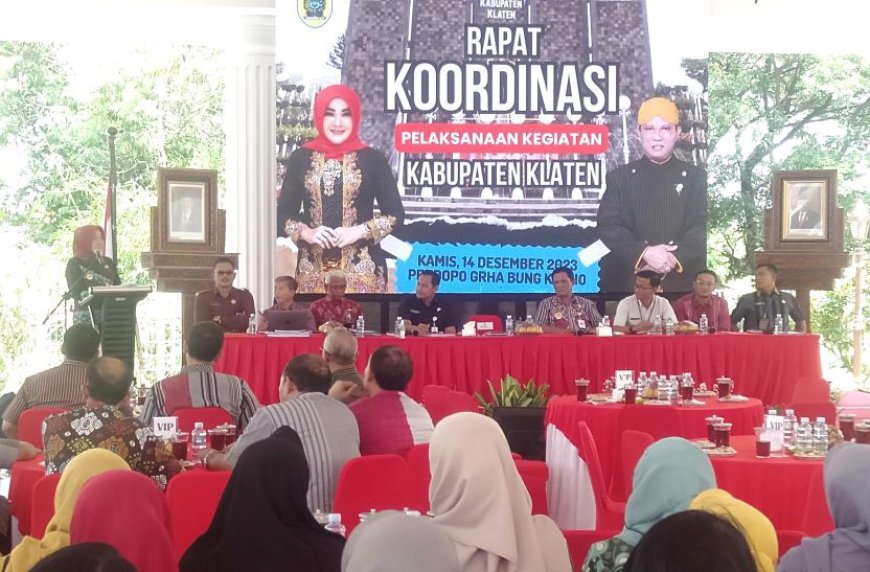 Penyerapan Anggaran Tahun 2023 Pemkab Klaten Sesuai Target, Bupati: Luar Biasa