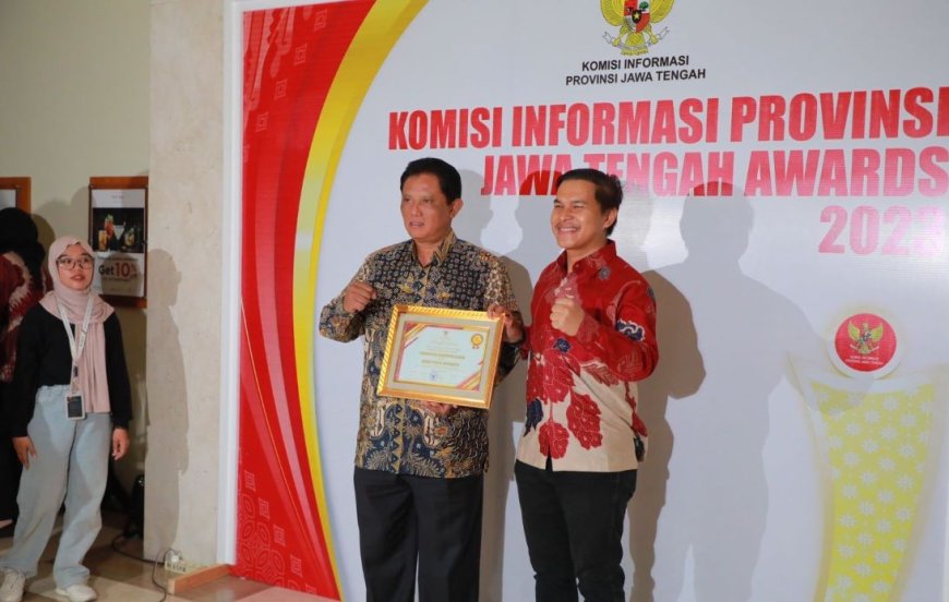 Pemkab Klaten Meraih Penghargaan Keterbukaan Informasi Publik 2023