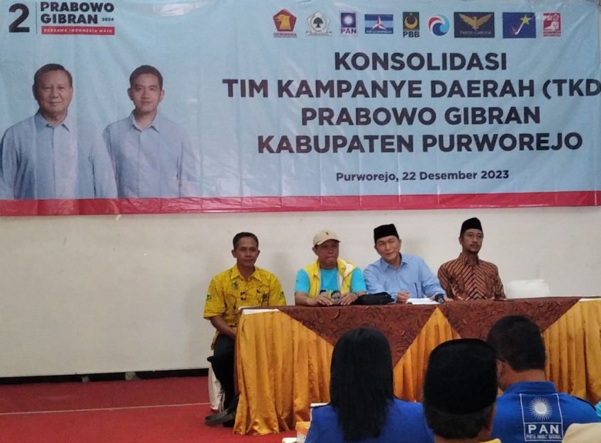 TKD Prabowo-Gibran Purworejo Memiliki Strategi untuk Menang Satu Putaran