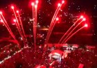 Ribuan Warga Gunungkidul Merayakan Pergantian Tahun di Alun-alun