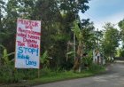 Warga Bantul Pasang Spanduk Menolak Politik Uang