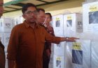 Pelipatan Surat Suara Selesai, KPU RI Kunjungi Gudang Logistik Bantul