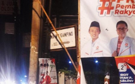 Baliho Caleg PKS di Bantul Dirusak, Pelaku Terekam CCTV 