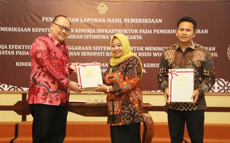 Pemkab Sleman Terima LHP Kinerja Pemajuan dan Pelestarian Kebudayaan