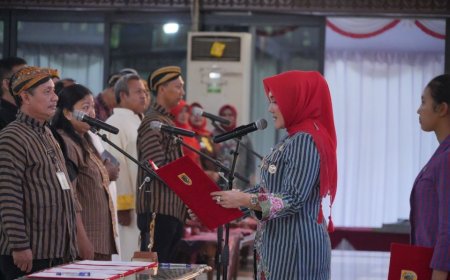 Bupati Klaten Melantik 117 Pejabat, Berharap Memberikan Kinerja Terbaik