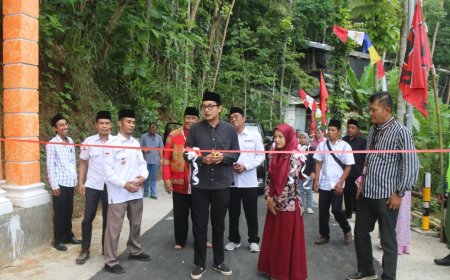 Tiga Jalan Desa Diperbaiki dengan APBN Senilai Rp 100 Miliar