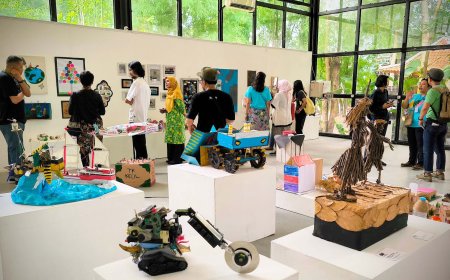 Rumah Citta Gelar Pameran Seni Keluarga dari Limbah