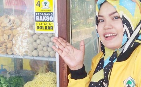 “Pak Tulus” Senang Ikut Pesta Bakso Gratis di Kantor Partai Golkar DIY