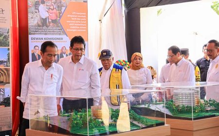 Resmikan Pembangunan Kantor LPS, Jokowi: Ini Bukti Kita Serius Bangun IKN