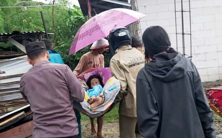 Pemerintah Ungsikan Perempuan Penghuni Rumah di Atas Tanah Bergerak