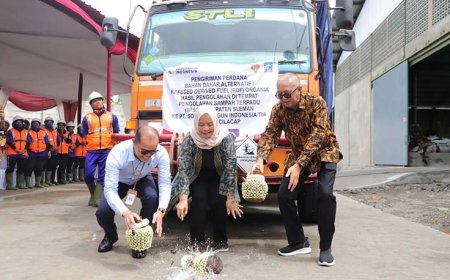 Sleman Kirim Perdana 30 Ton RDF k e SBI Cilacap