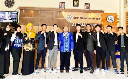 Siswa SMP dan SMA Mujahidin Hadiri Konferensi Internasional di Malaysia