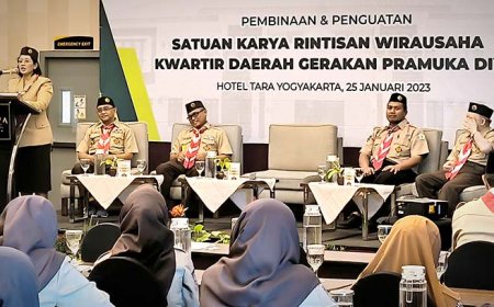 Dinas Koperasi dan UKM DIY Gelar Pembinaan dan Penguatan Saka Wirausaha