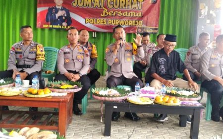 Warga Curhat kepada Kapolres, Bahas Kekurangan Air hingga Cara Menjadi Polisi