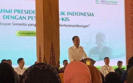 Di Gunungkidul Jokowi Bertemu Ribuan Peserta JKN KIS
