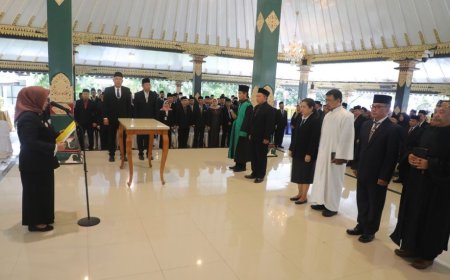 Bupati Sleman Melantik 559 Pejabat, untuk Meningkatkan Efektivitas Organisasi