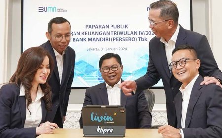 Pecahkan Rekor,  Bank Mandiri Bukukan Laba Bersih Rp 55,1 Triliun 