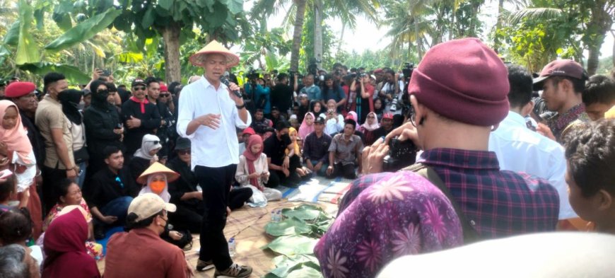 Ganjar Dialog dengan Petani, Panwascam Mengingatkan Kades