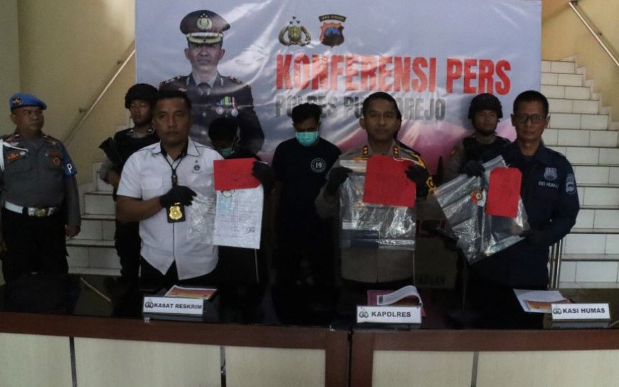 Polres Purworejo Tangkap Pencuri Truk, Ancaman Hukuman Empat Tahun Penjara