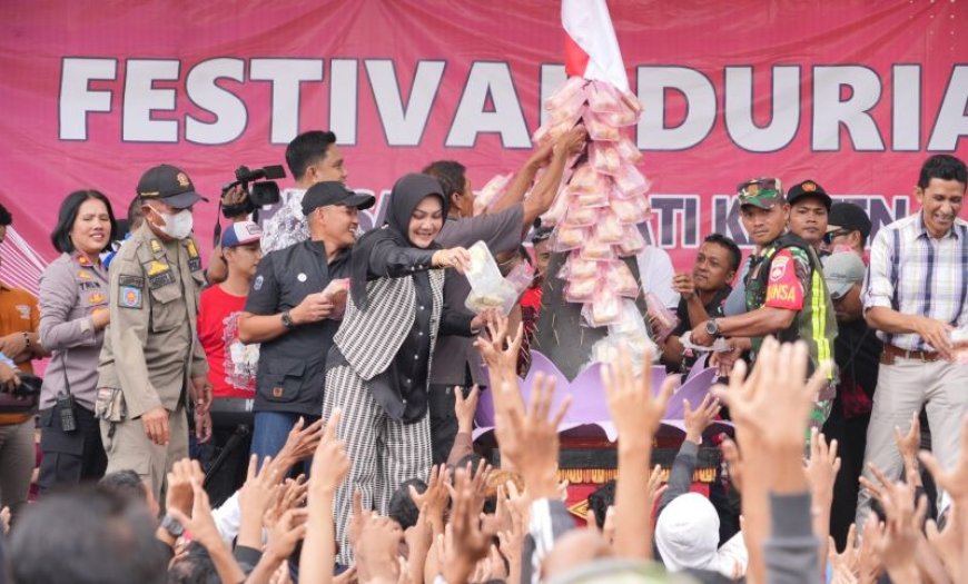 Festival Durian Jatinom Klaten Meriah, 4 Ribu Paket Siap Makan Dibagikan