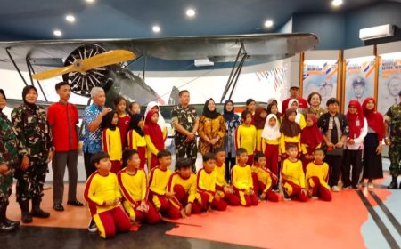35 Sekolah di Sleman Gratis Kunjungi Museum Pusat TNI AU