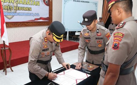 Tujuh Hari Kosong, Mantan Kapolsek Gunungpati Dampingi Kapolres Kebumen