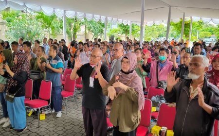 Membahas Lambang Negara, Teman Disabilitas Berdiskusi Sunyi di Makam Pahlawan