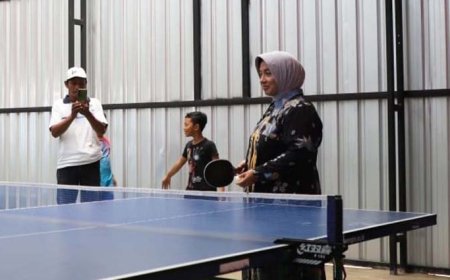 Buka Turnamen Tenis Meja, Bupati Minta Junjung Sportivitas