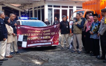 KPU Bantul Mulai Mendistribusikan Logistik Pemilu 2024