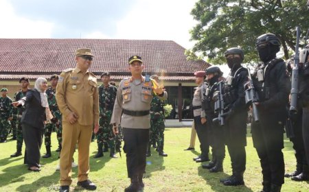 Pengamanan Pemilu di Kebumen Didukung 226 Personel BKO