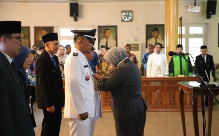 Bupati Purworejo Melantik Achmad Kurniawan Kadir sebagai Pj Sekda