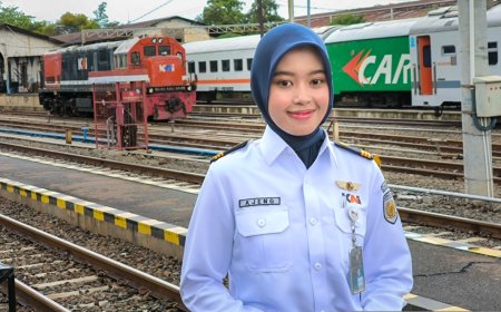 Srikandi Daop 6 Menerjang Tradisi, Menjadi Masinis KA Non Listrik Perempuan Pertama 