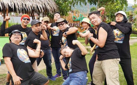 Ketika Karyawan PT SWID Bersenang-senang Lewat Outbond