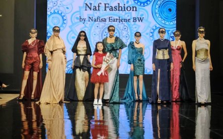 Berumur 10 Tahun, Nafisa Earlene jadi Salah Desainer Termuda Indonesia