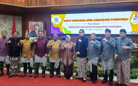 Rapat Paripurna Hari Jadi ke-193 Purworejo, Ini Empat Catatan Penting DPRD