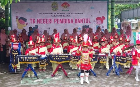 Ulang Tahun ke-24, Siswa TK Negeri Pembina Bantul Unjuk Kebolehan