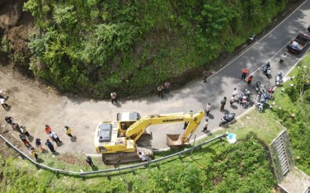 Ruas Jalan Gombong - Banjarnegara Kembali Normal