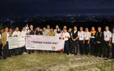 Puncak Sosok, Destinasi Wisata di Bantul Memperoleh Bantuan dari KAI Daop 6