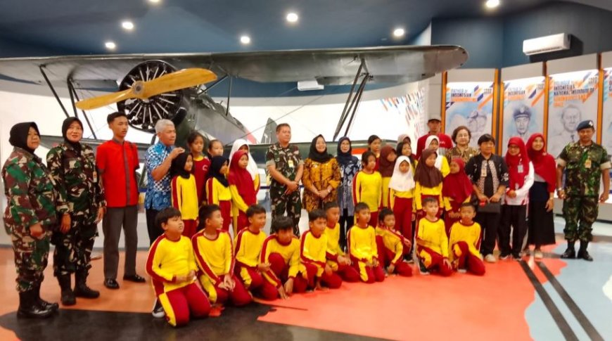 35 Sekolah di Sleman Gratis Kunjungi Museum Pusat TNI AU