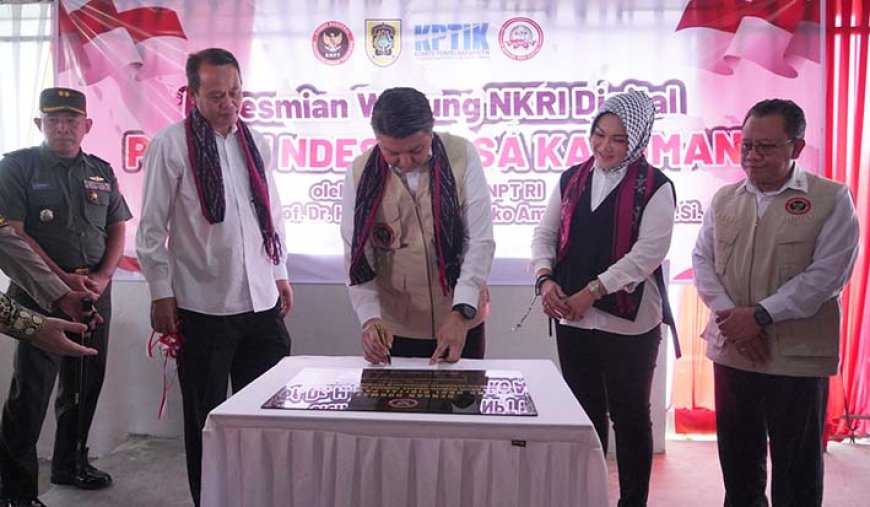 BNPT Meluncurkan Warung NKRI Digital Desa Kahuman