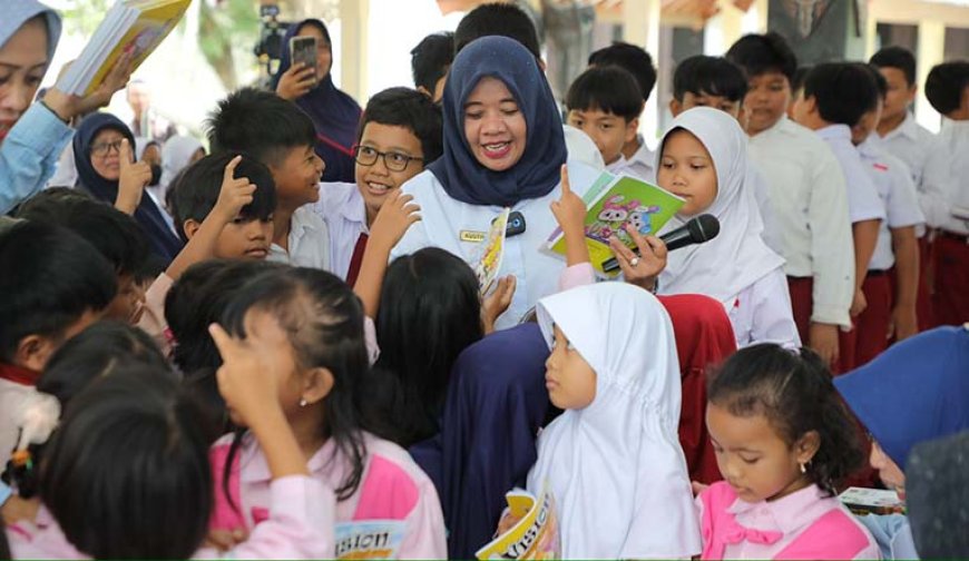 Bupati Launching Inovasi Literasi Cendol Manis, Dorong Minat Baca Generasi Muda