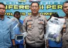 Polres Kebumen Mengamankan 14 Paket Sabu Empat Tersangka