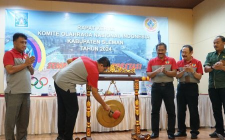 KONI Sleman Gelar Raker, KONI DIY Beri Apresiasi Khusus