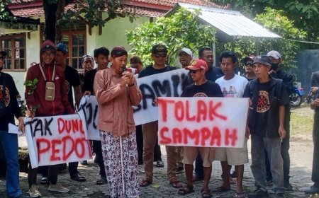 Warga Menolak Pembangunan Pengolahan Sampah DLH Kota Yogyakarta di TPST Piyungan