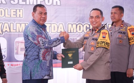 Keluarga Mantan Kapolsek Sempor Hibahkan Tanah dan Bangunan